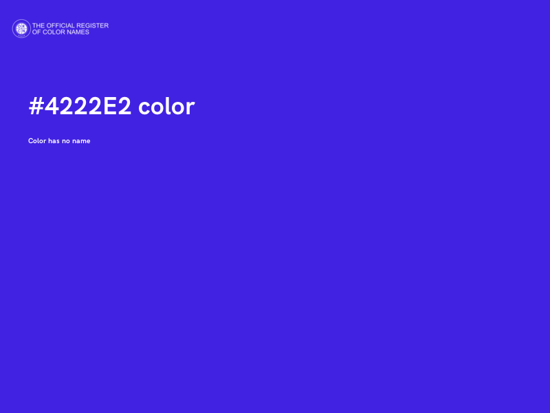 #4222E2 color image