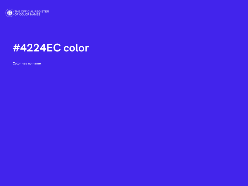 #4224EC color image