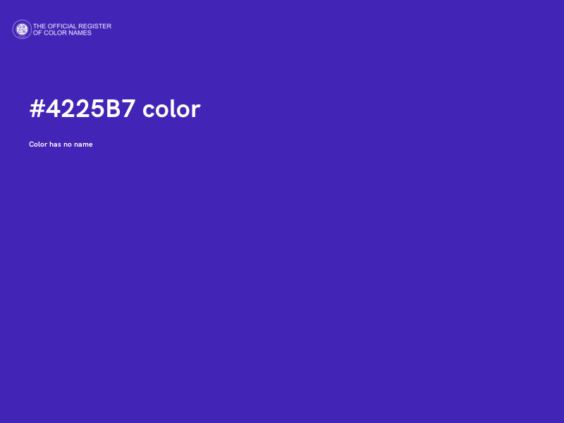 #4225B7 color image