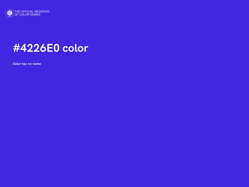 #4226E0 color image