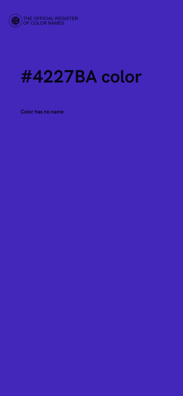 #4227BA color image