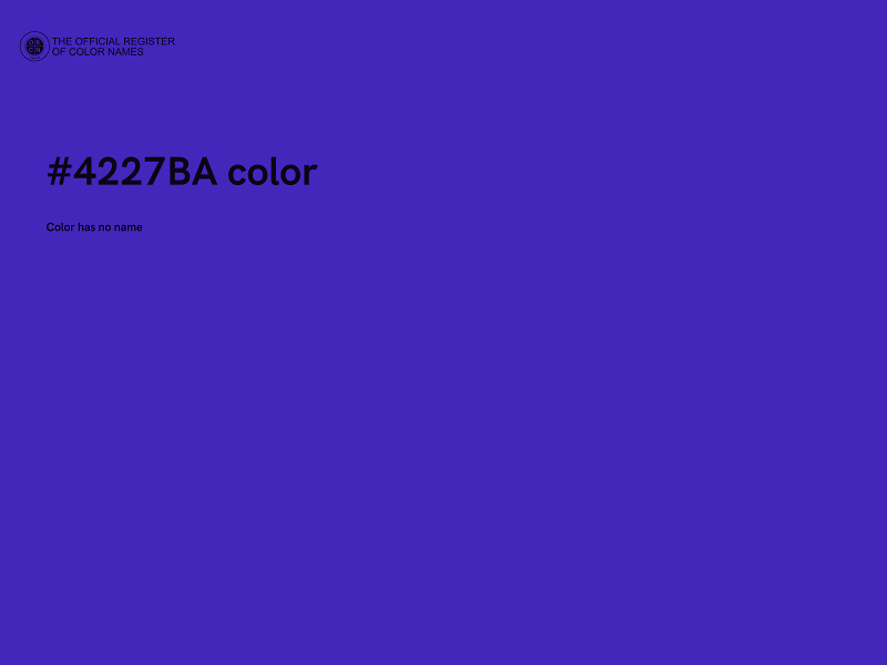 #4227BA color image
