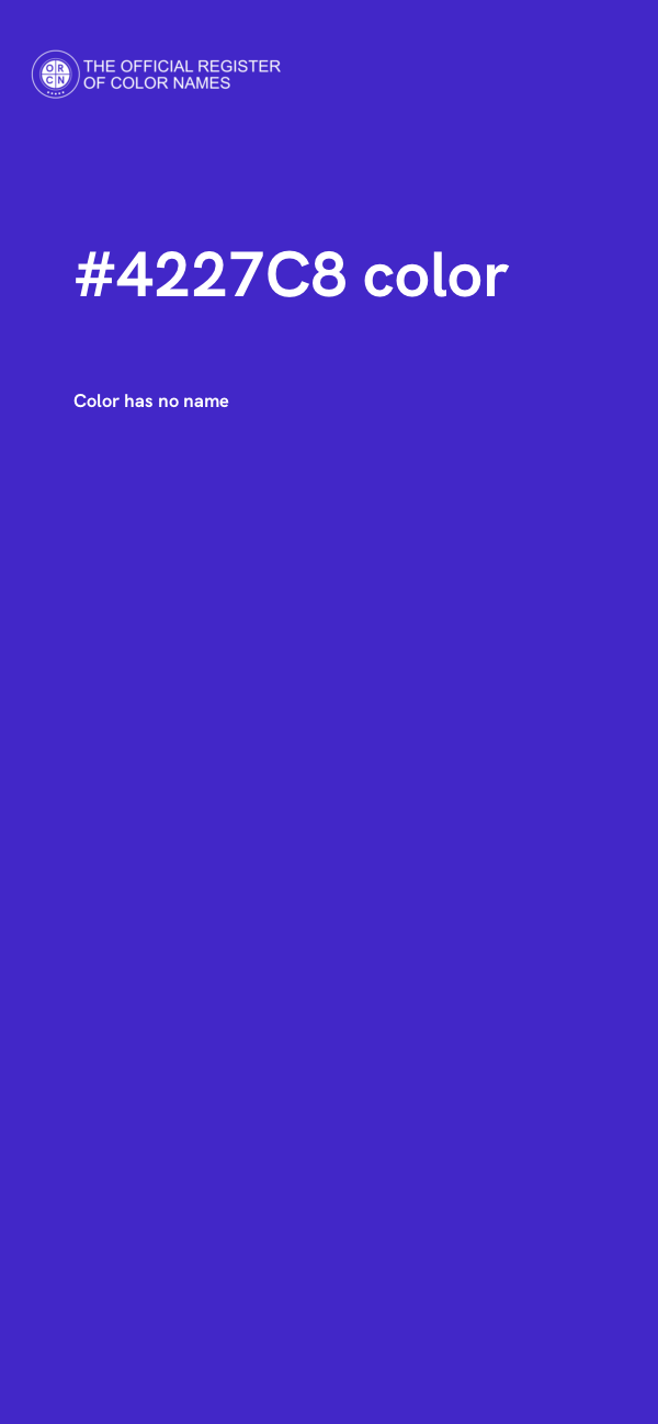 #4227C8 color image