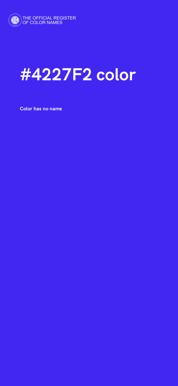 #4227F2 color image