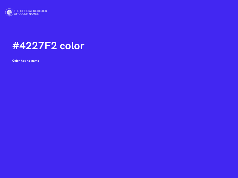 #4227F2 color image