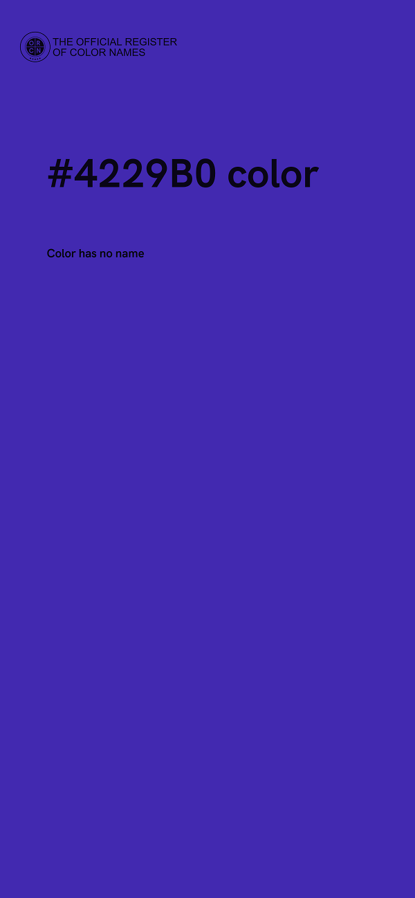 #4229B0 color image