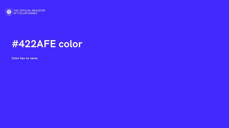 #422AFE color image