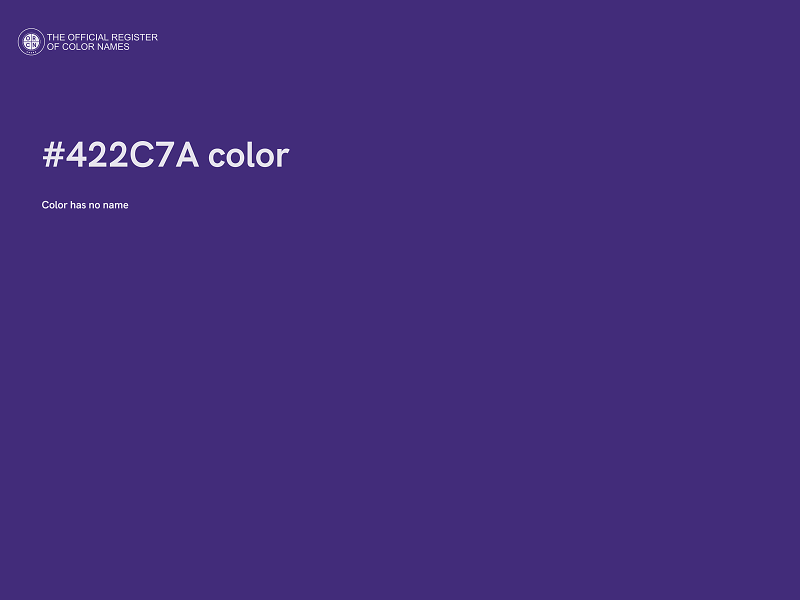 #422C7A color image