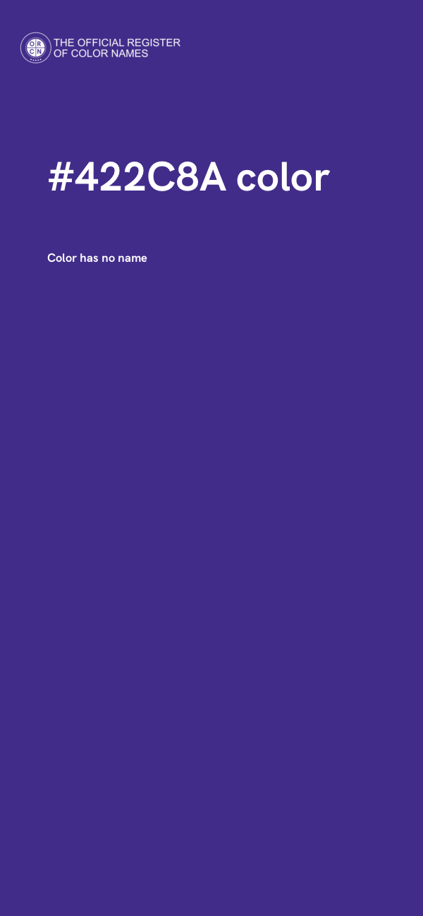 #422C8A color image