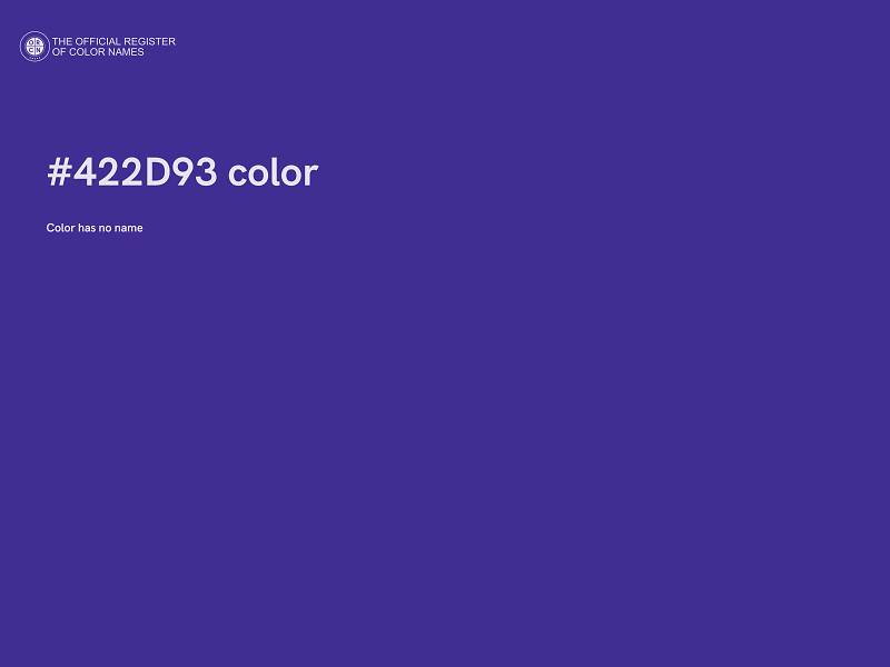 #422D93 color image