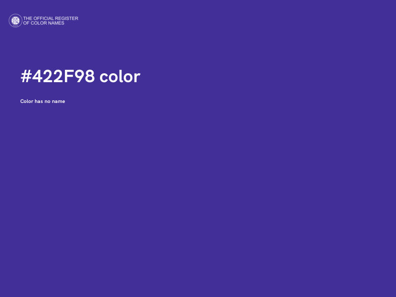 #422F98 color image