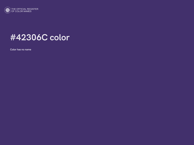 #42306C color image