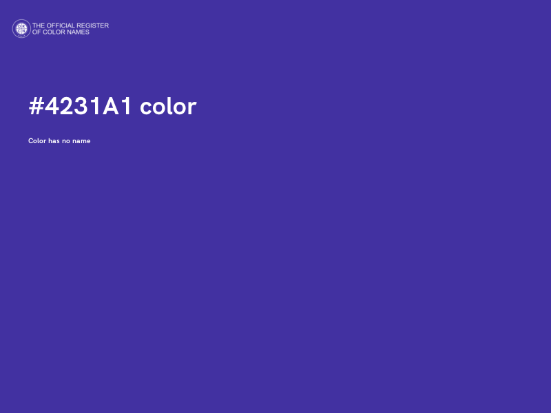 #4231A1 color image