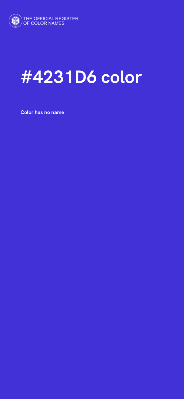 #4231D6 color image