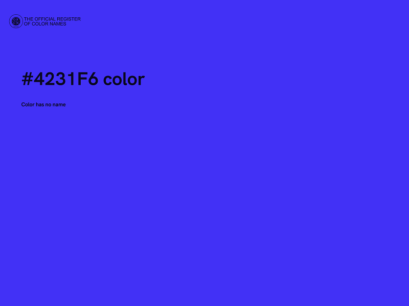 #4231F6 color image