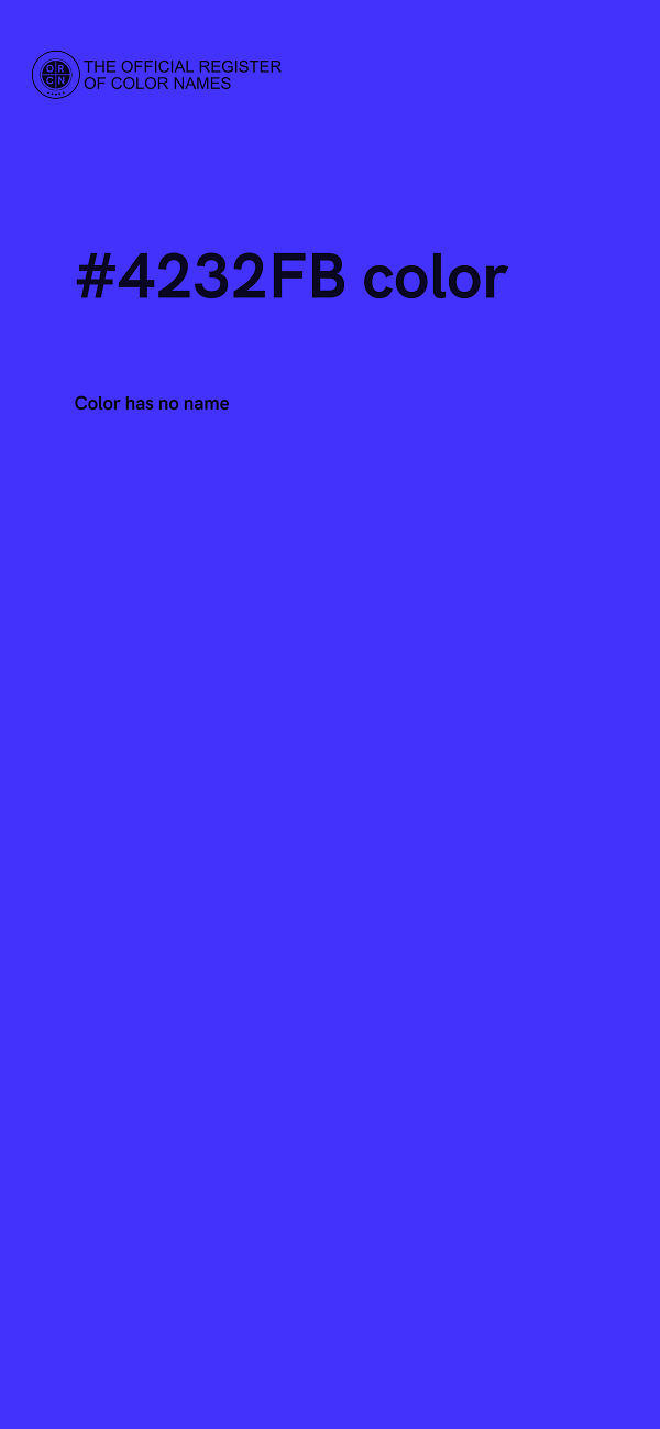 #4232FB color image