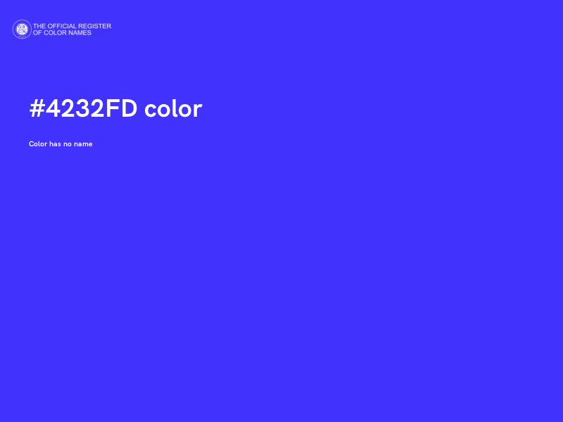 #4232FD color image