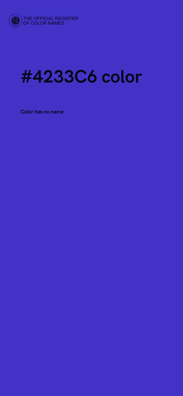#4233C6 color image