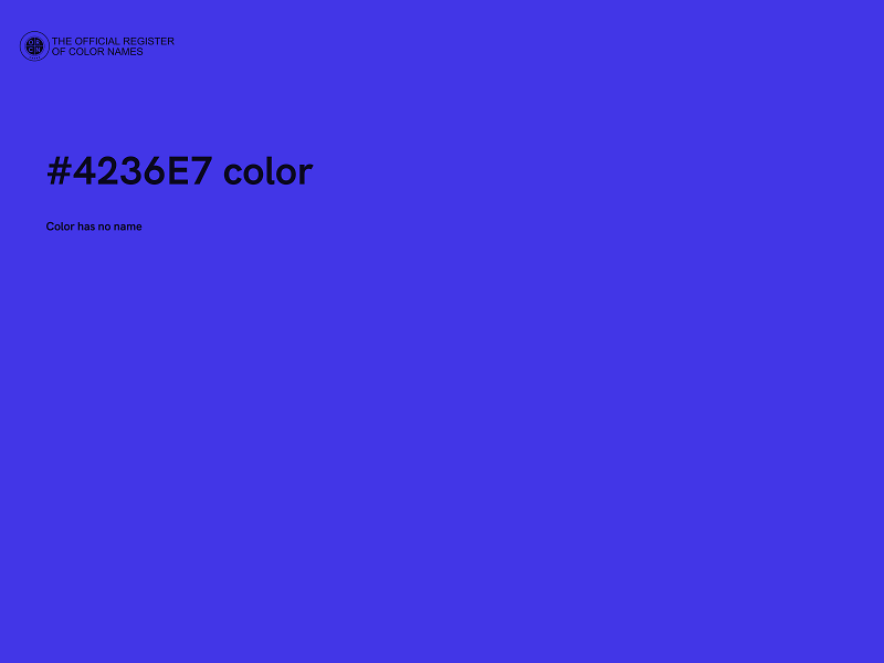 #4236E7 color image