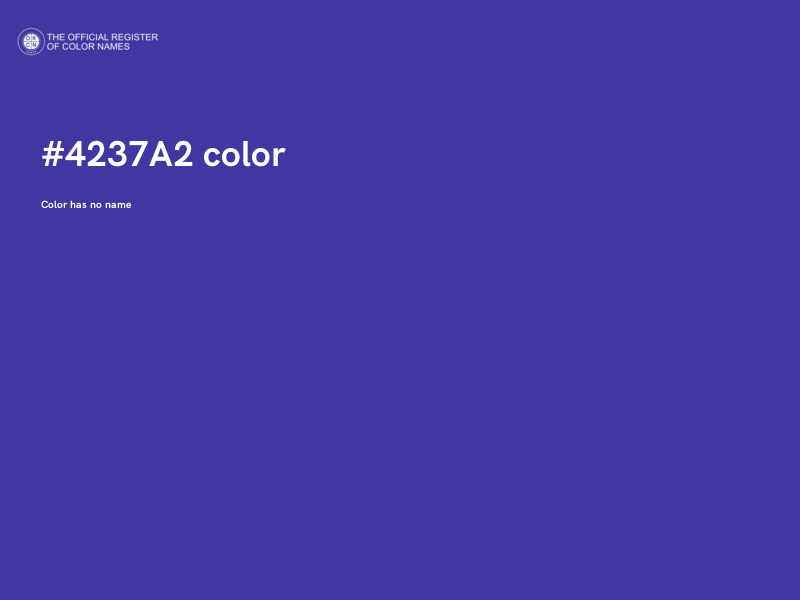 #4237A2 color image