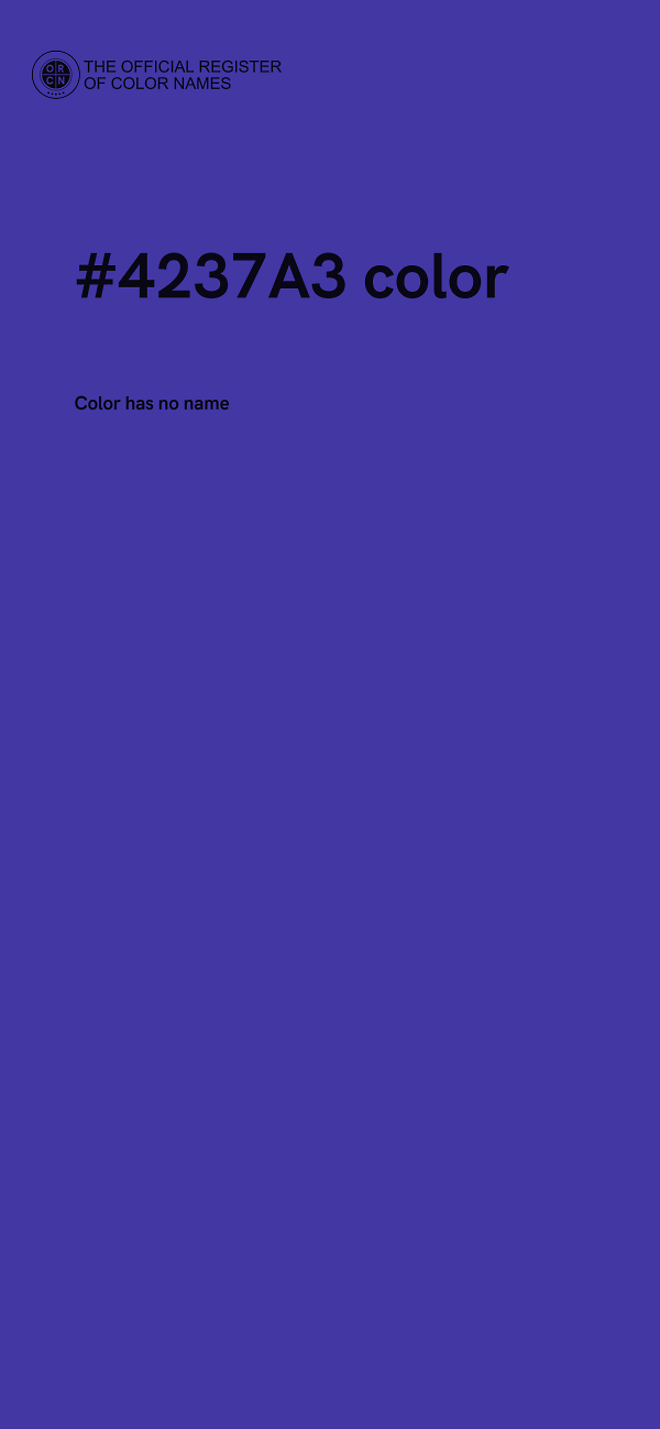 #4237A3 color image
