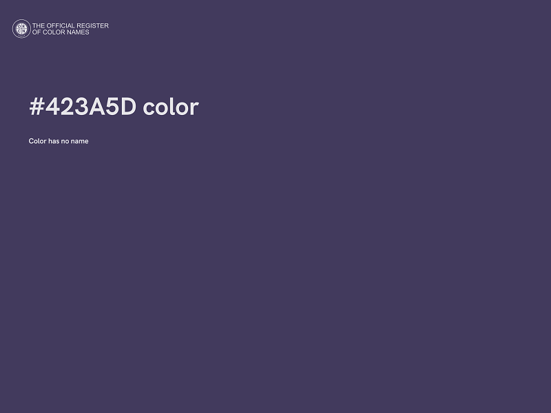 #423A5D color image