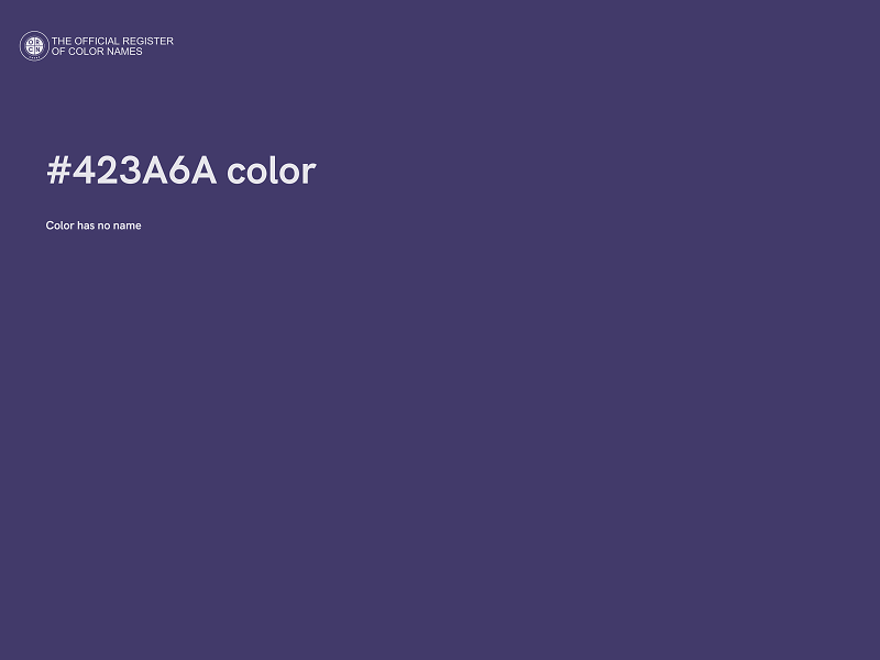 #423A6A color image