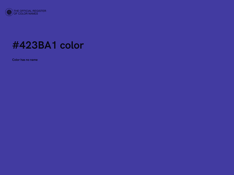 #423BA1 color image