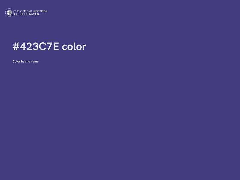 #423C7E color image