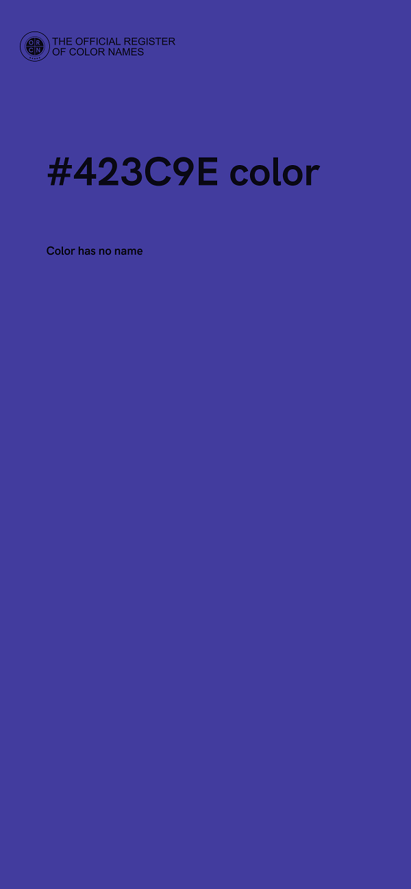 #423C9E color image