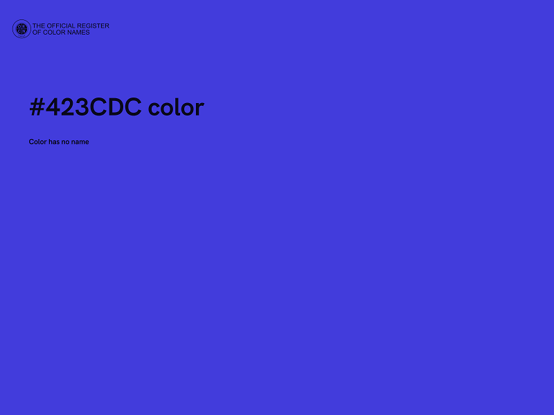 #423CDC color image