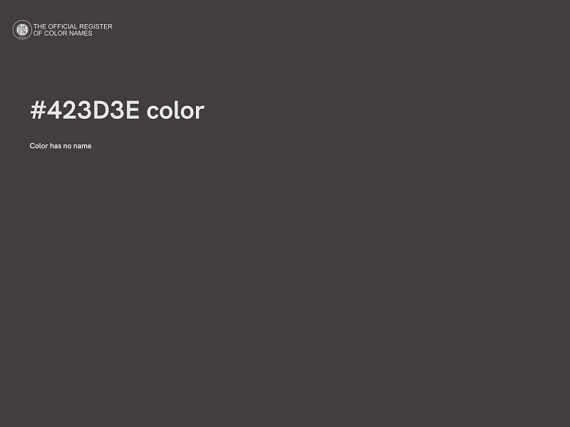 #423D3E color image