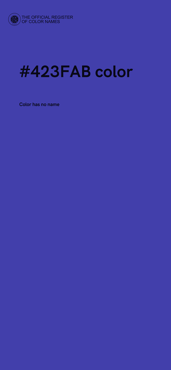 #423FAB color image