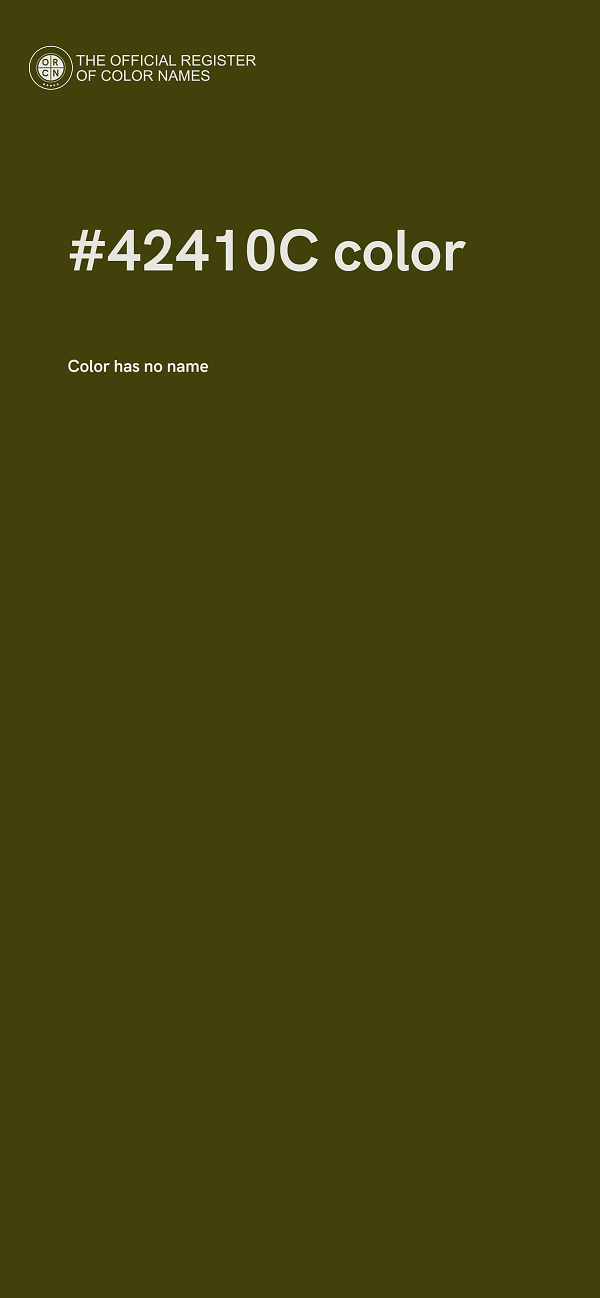 #42410C color image