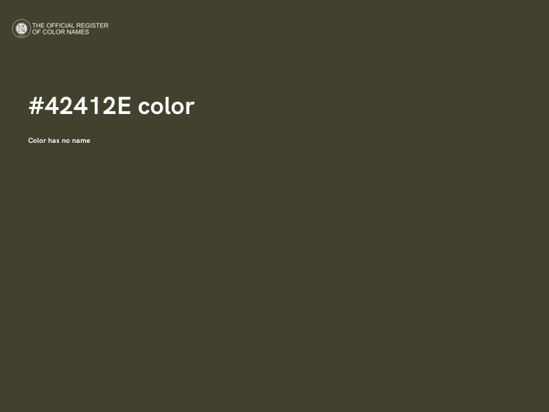 #42412E color image