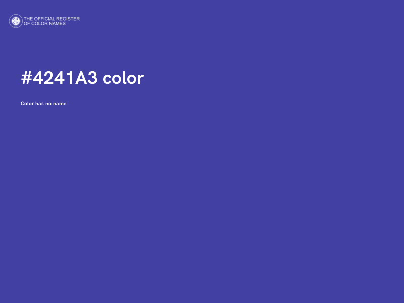 #4241A3 color image