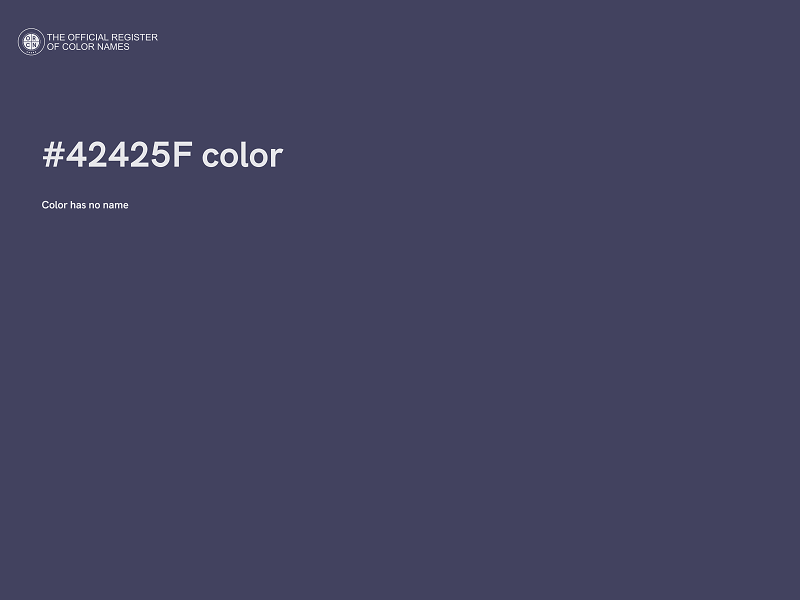 #42425F color image