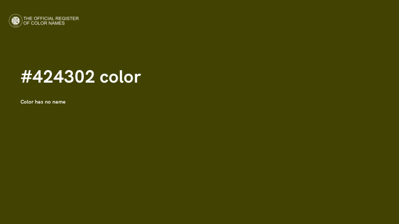 #424302 color image
