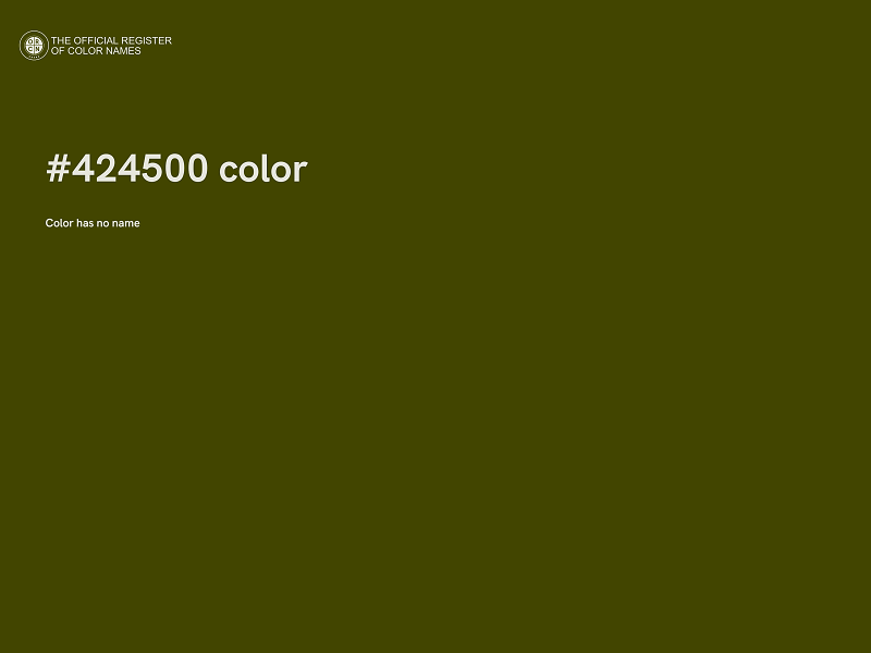 #424500 color image