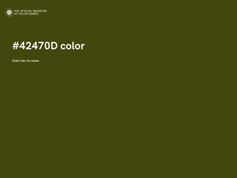 #42470D color image