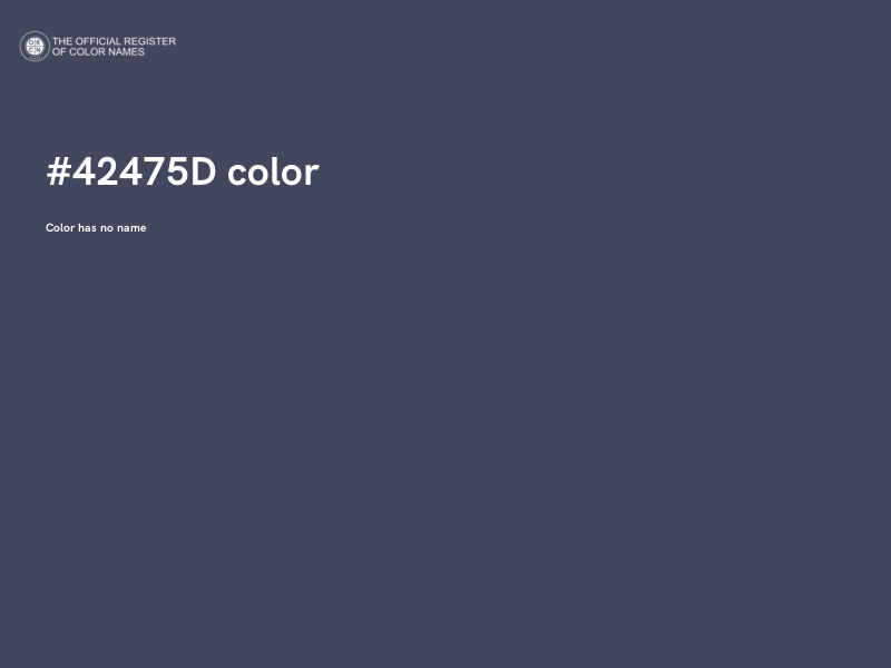 #42475D color image