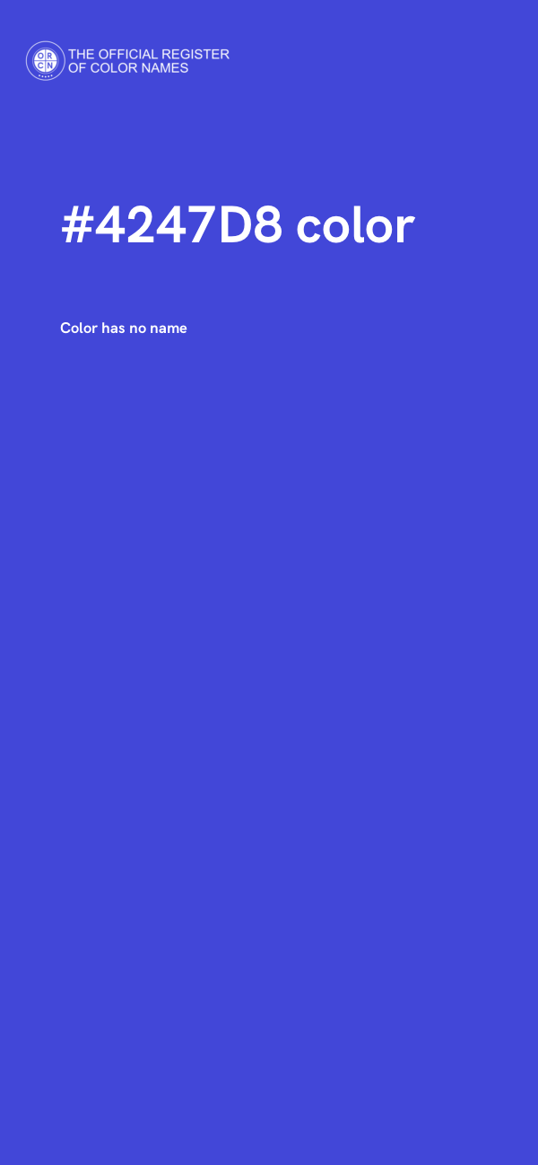 #4247D8 color image
