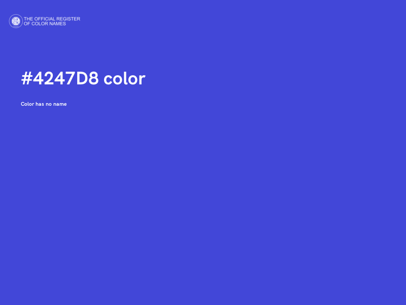 #4247D8 color image