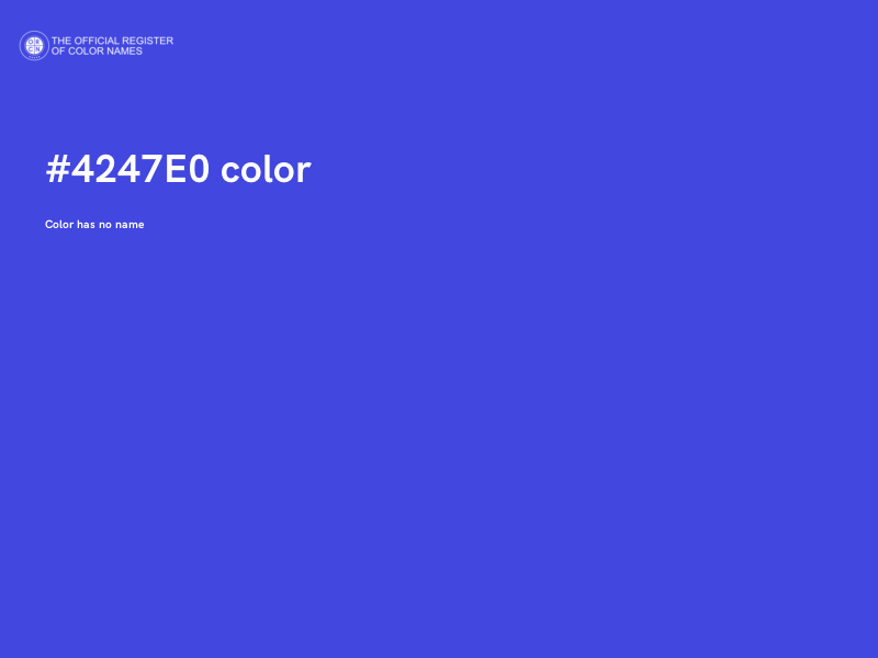 #4247E0 color image
