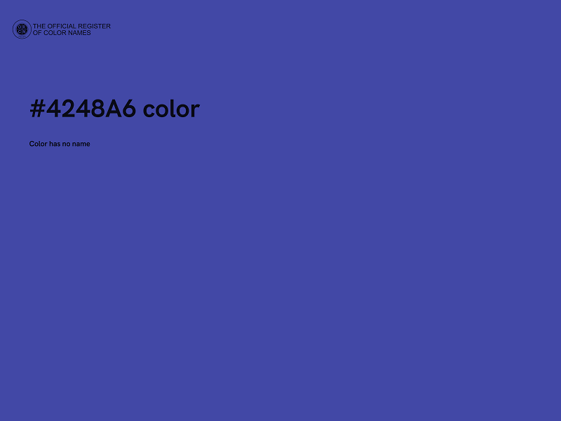 #4248A6 color image