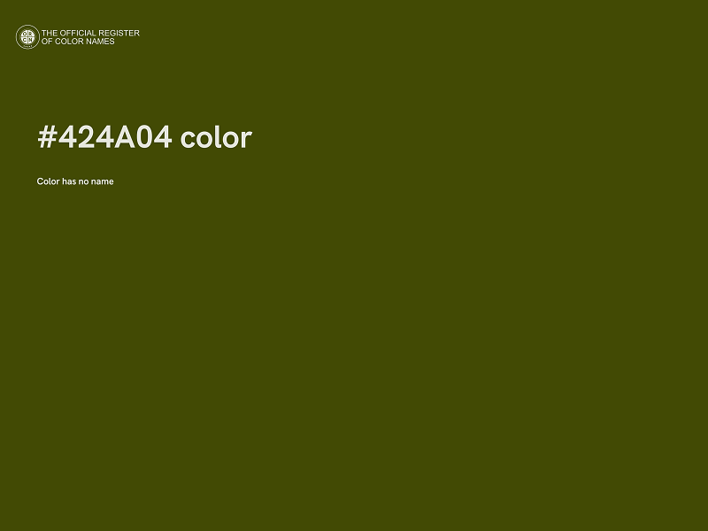 #424A04 color image