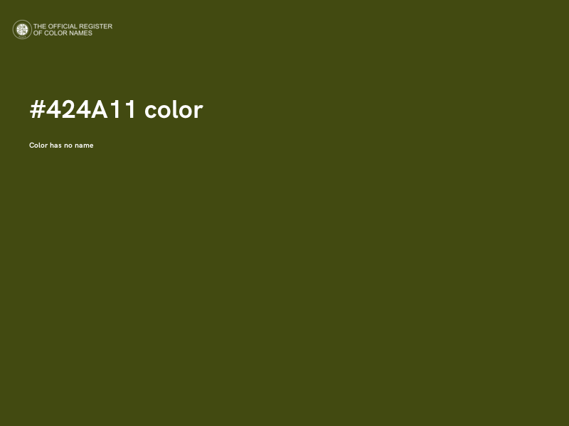 #424A11 color image