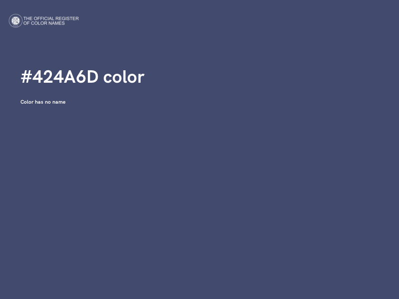 #424A6D color image