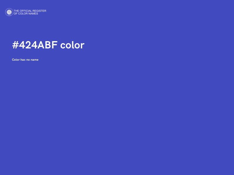 #424ABF color image