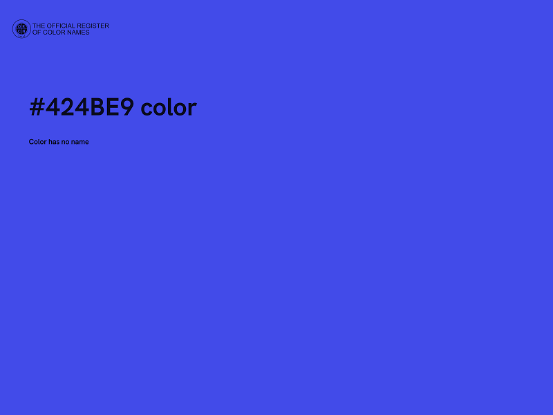 #424BE9 color image